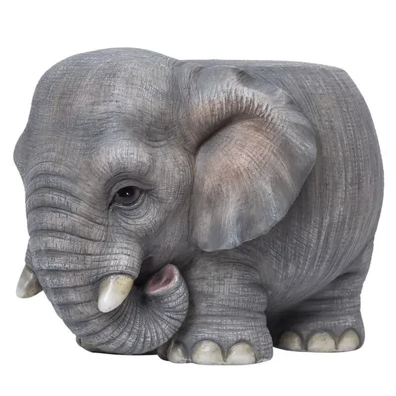 DecorBites™ Animal Resin Sculpture Footstool Seat - Creative Cartoon Statue Chair Stool