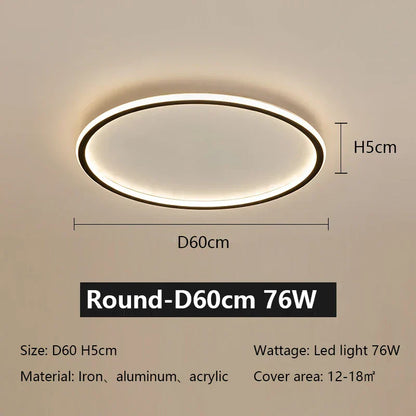 DecorBites™ LED Ceiling Lamp Iron Dimmable Modern Living Room Light Fixture