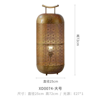 DecorBites™ Chinese Zen Art Birdcage Pendant Light for Restaurant Tea Room