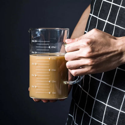 ™ Heat-Resistant Glass Beaker Mug with Thickened Scale - 2022