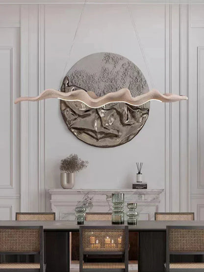 ™ Leaf Pendant Lights: Dimmable RC Hanging Lamp for Indoor Decor Lighting