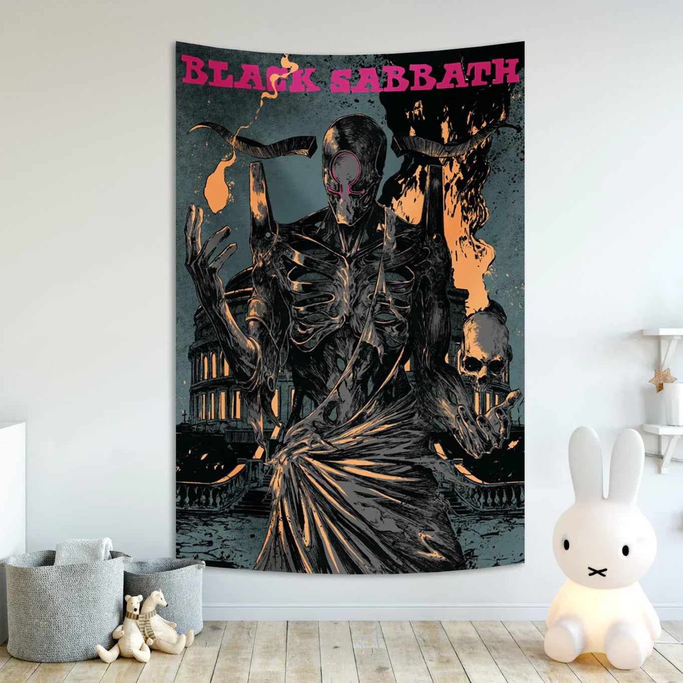 DecorBites™ Black Sabbath Metal Band Rock Music Wall Tapestry