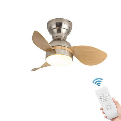 DecorBites™ 22" Modern Black Ceiling Fan Light with DC Remote Control & LED - Bedroom and Restaurant Use