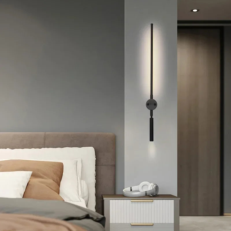 DecorBites™ Black LED Wall Lamp for Bedroom Living Room Stairs Dining Hallways