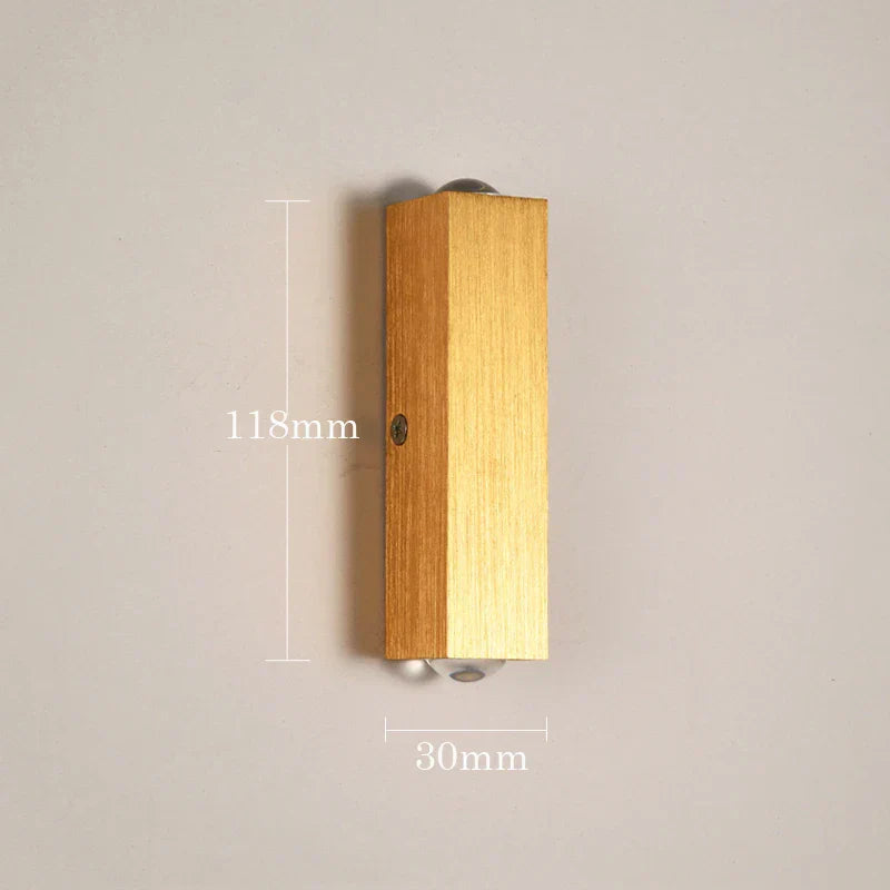 DecorBites™ Brushed Gold Up Down Wall Lamp for Luxury Home Decor