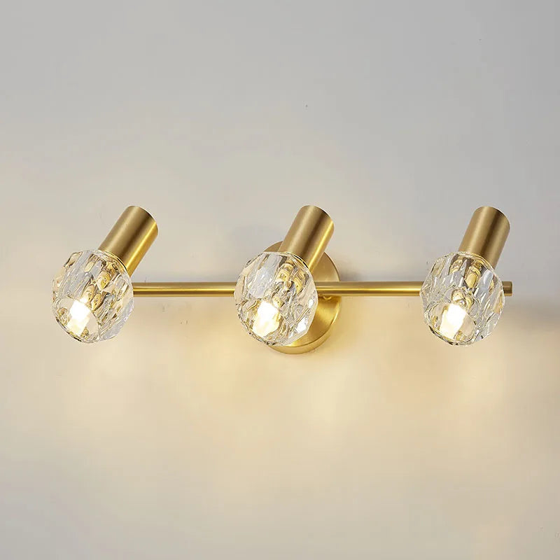 ™ Gold Crystal Wall Lamp for Home Decoration and Lighting