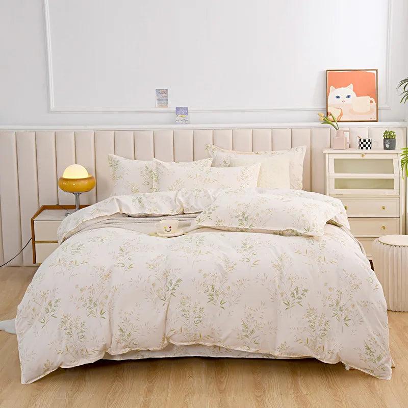 DecorBites™ Leopard Print Soft Bedding Set Duvet Cover Kit - High Quality, Skin Friendly, Comfortable