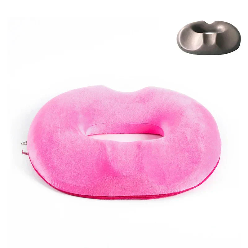 ™ Hemorrhoid Prostate Health Seat Cushion: Removable Bamboo Charcoal Core Butt Cushion