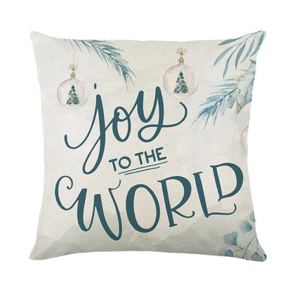 DecorBites™ Christmas Pillowcase Collection - Festive Sofa Decor with Christmas Tree, Elk, Snowman
