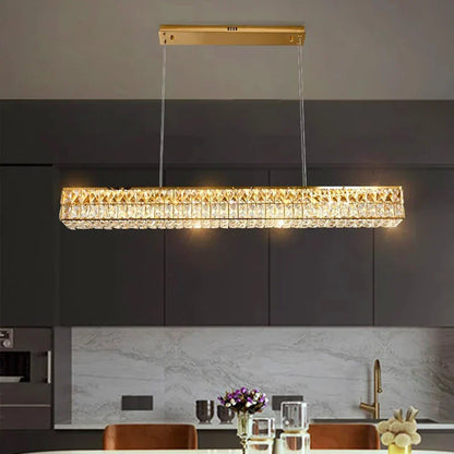 DecorBites™ Crystal Chandelier Pendant Light for Living and Dining Room Lighting