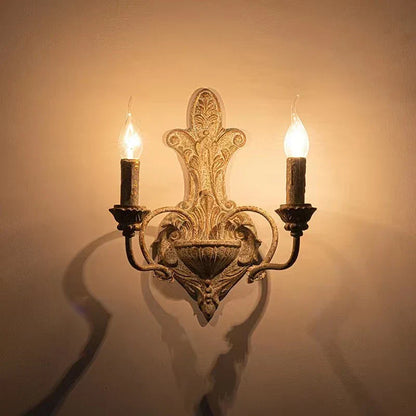 DecorBites™ Antique Iron Double Headed Wall Lamp | Retro Bedroom Bedside Corridor Living Room
