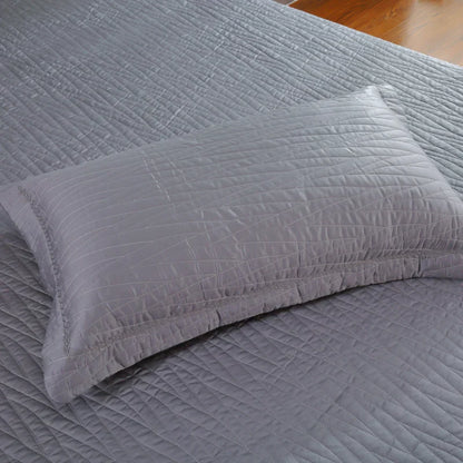 DecorBites™ Egyptian Cotton Quilt Set: Luxury European Style Bedding Set