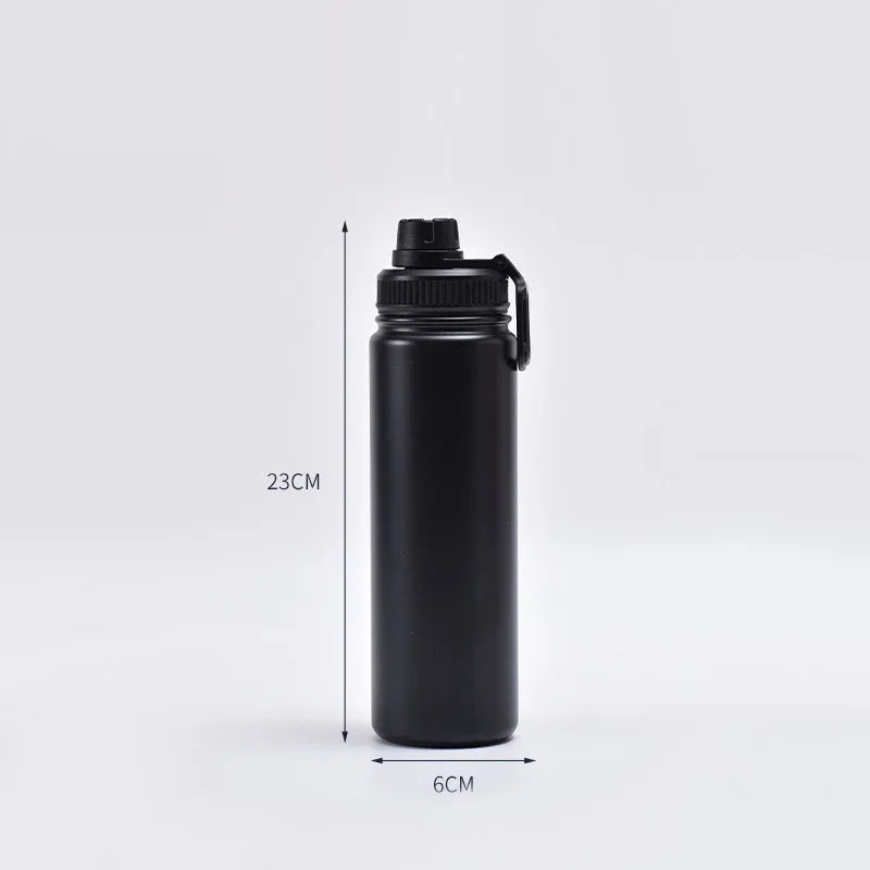 DecorBites™ 750ml Stainless Steel Insulated Sports Water Bottle Vacuum Thermos