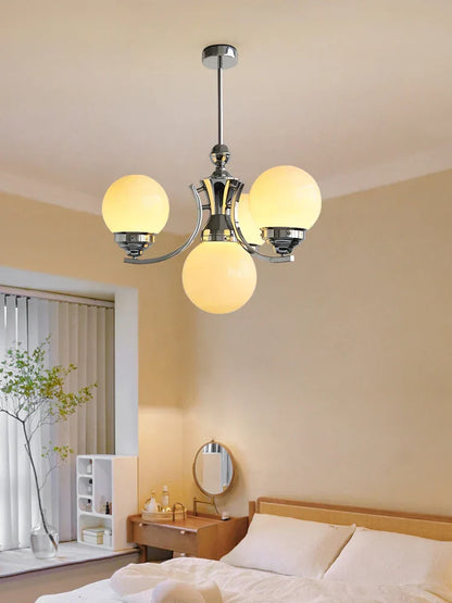 DecorBites™ Glass Ball Chandelier for Modern Room Decor
