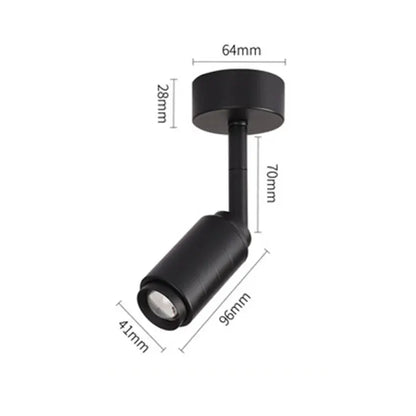 DecorBites™ Adjustable Beam LED Ceiling Lamp with Multi-Angle Track Lighting