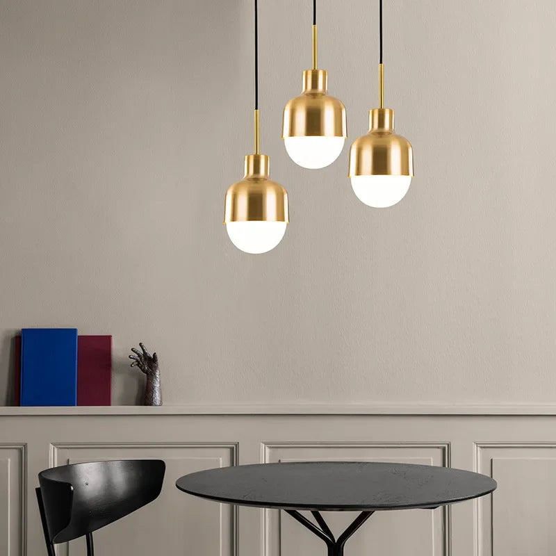 ™ Gold Iron Pendant Light for Kitchen Dining Room Restaurant Decor