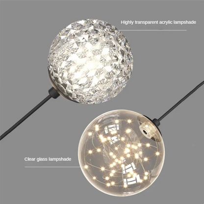 DecorBites™ Gold Ring LED Pendant Light for Ceiling Suspension in Luxury Design