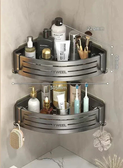 DecorBites™ Corner Shelf Organizer - Bathroom & Kitchen Storage Solution