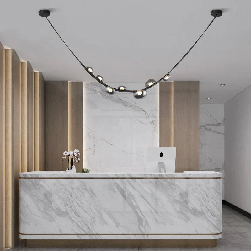DecorBites™ Italian Light Luxury Leather Chandelier for Dining Room and Living Room