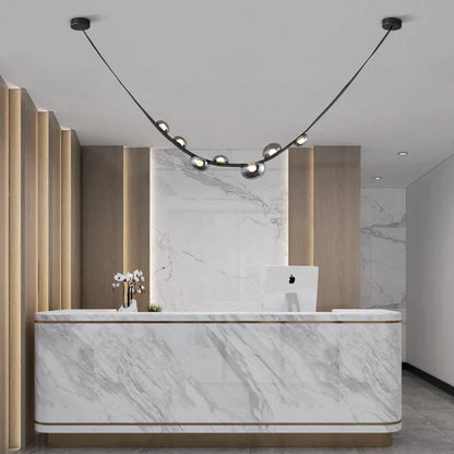 DecorBites™ Italian Light Luxury Leather Chandelier for Dining Room and Living Room