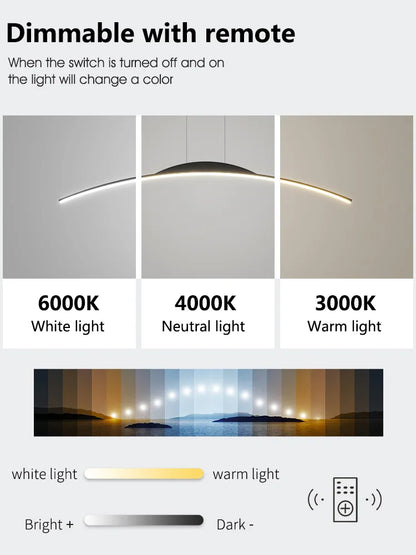 DecorBites™ Black Line Chandelier: Elegant Salon Design, Luxury Lighting for Home and Restaurant