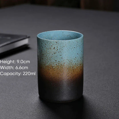 DecorBites™ Japanese Style Ceramic Tea Coffee Cups Latte Mug Espresso Afternoon Teacup Water Mug