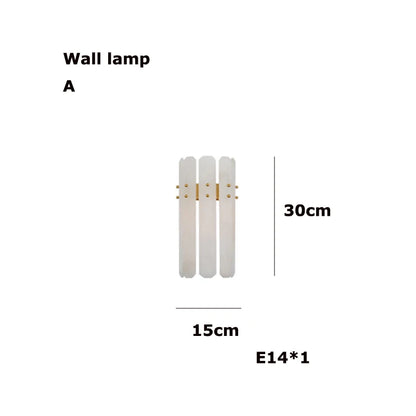 DecorBites™ Alabaster Gold Chrome Chandelier Suspension Luminaire for Living Room
