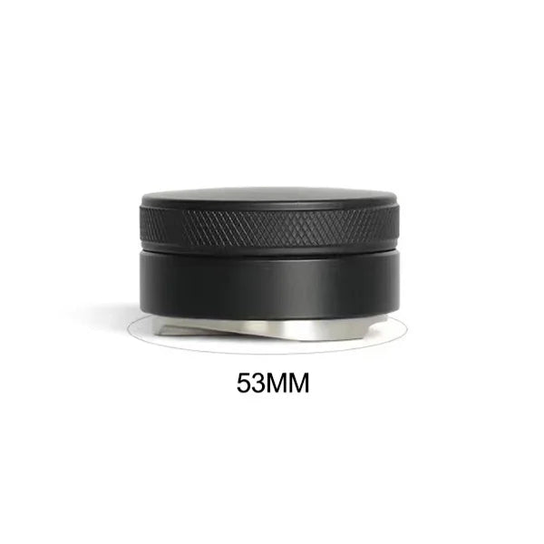 DecorBites™ Coffee Distribution Tool: Adjustable Palm Tamper, Stainless Steel, 3 Angled Slopes