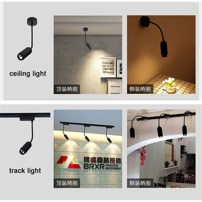 DecorBites™ Adjustable Beam LED Track Light for Home, Store, Shop, Mall Lighting