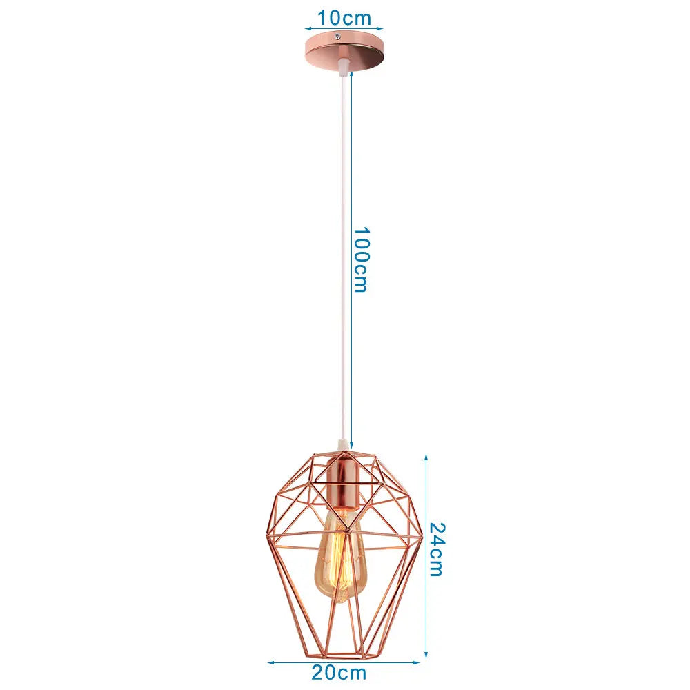 DecorBites™ Industrial Retro Loft LED Pendant Light for Home Living Room Kitchen