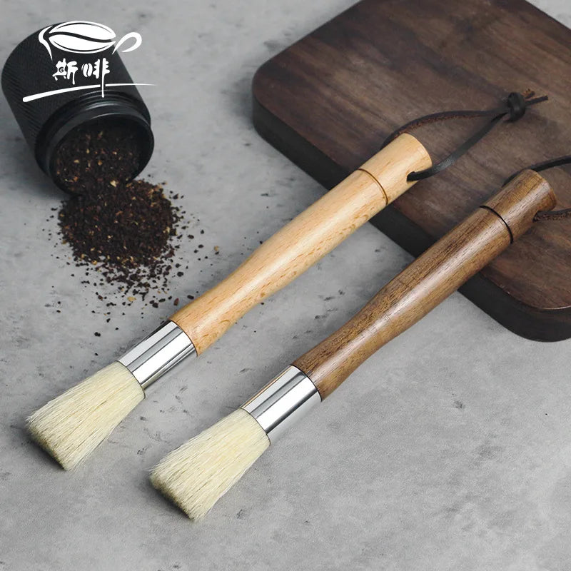 DecorBites™ Coffee Grinder Cleaner Brush Handle - Espresso Bean Powder Grain Cleaning Tool