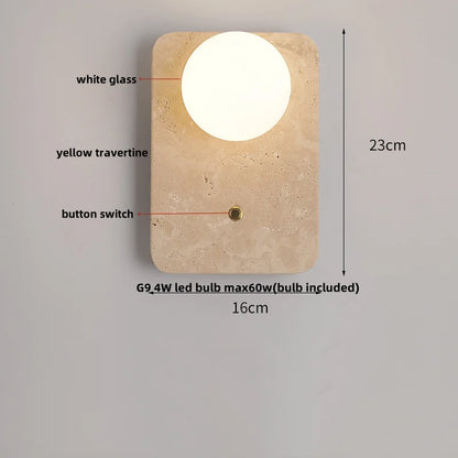 DecorBites™ Black Iron LED Wall Light Fixture Coffee Nordic Modern Natural Wood Bedside Lamp