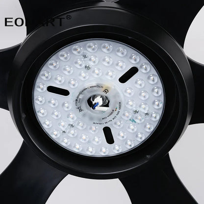 DecorBites™ 66" Plastic Blade Ceiling Fan with LED Light and Remote Control