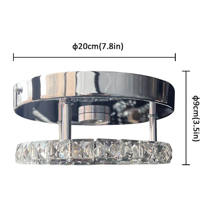 DecorBites™ Crystal Ceiling Lamp Smart LED Chandelier Remote Control Hanging Decor