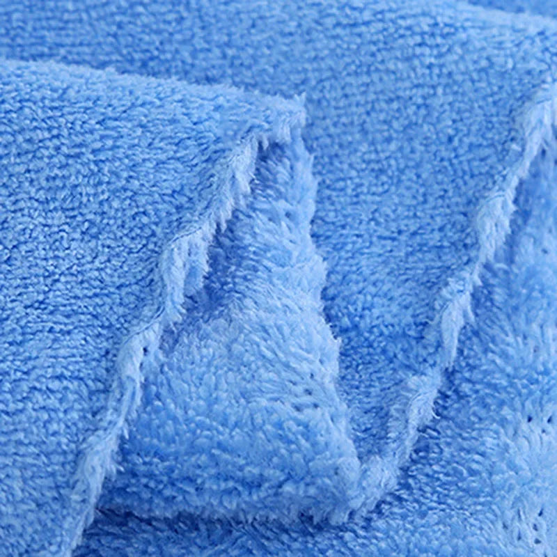 DecorBites™ Coral Velvet Bath Towel Set, 2pcs Soft Absorbent Fast Drying Towels