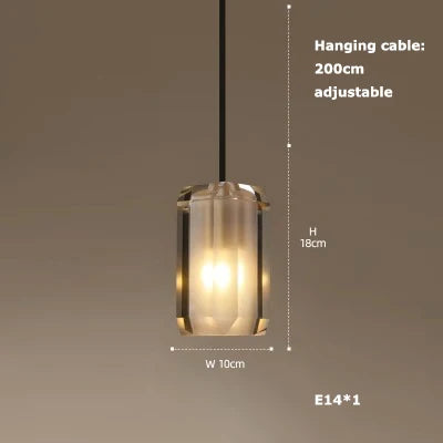DecorBites™ Crystal LED Ceiling Chandelier - Dimmable Art Deco Pendant Light