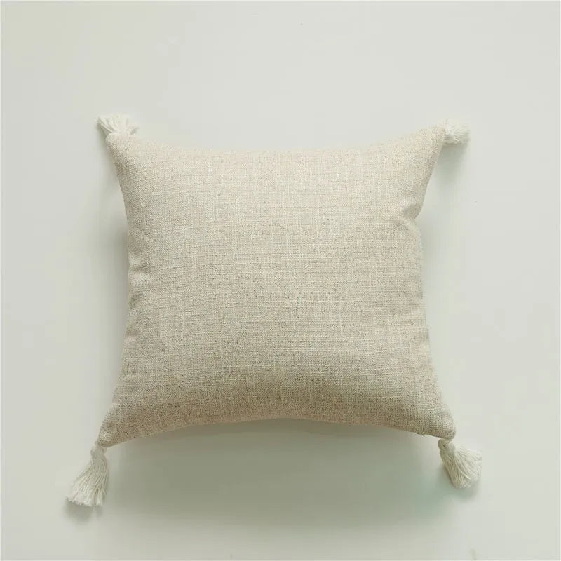 DecorBites™ Bohemian Loop Plush Cushion Cover for Living Room Sofa