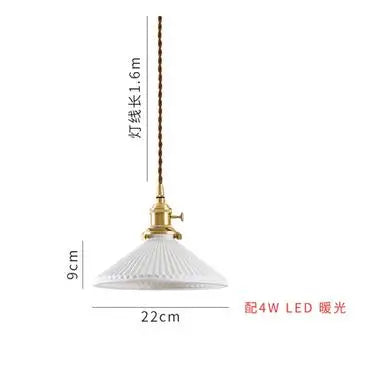 DecorBites™ Blue Glass Pendant Lights for Bedroom Dinning Living Room