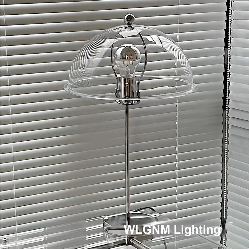 DecorBites™ Bauhaus Mushroom Table Lamp, Modern Acrylic LED Night Light