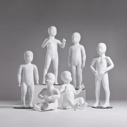 DecorBites™ Kids Full Body Mannequins for Children's Clothing Store - Child Display Stands