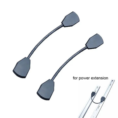 DecorBites™ Aluminum Track Rails for LED Spotlights with T-L Connector