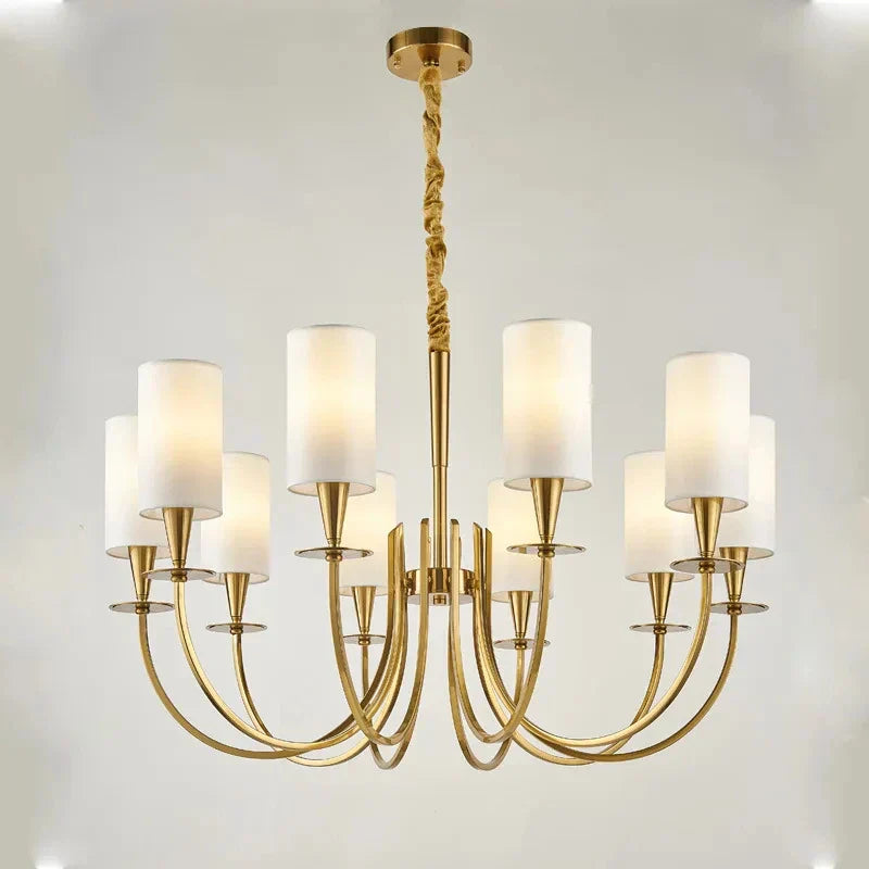 DecorBites™ Copper Chandelier Lights for Living Room, Kitchen, and Bedroom