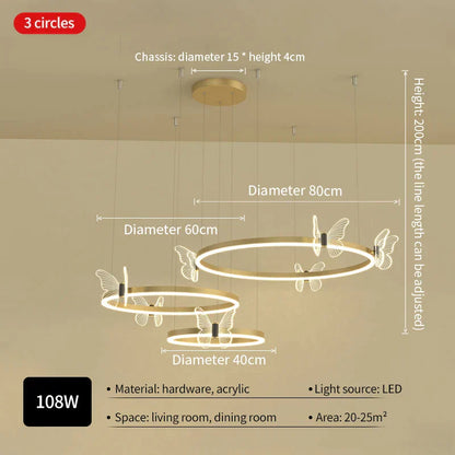 DecorBites™ Crystal Chandelier: Modern Luxury LED Lighting for Bedroom, Living Room, and Restaurant