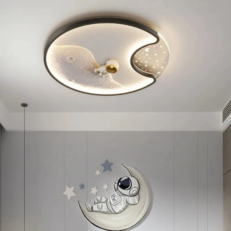 DecorBites™ Astronaut Moonlight LED Ceiling Light for Kids' Bedroom & Living Room