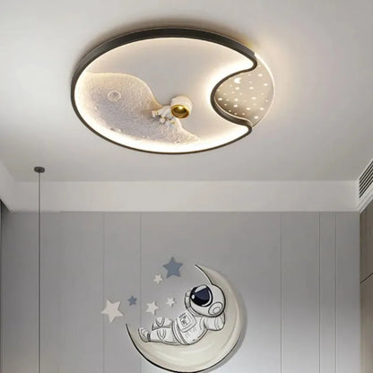 DecorBites™ Astronaut Moonlight LED Ceiling Light for Kids' Bedroom & Living Room