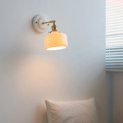 DecorBites™ Ceramic LED Wall Lamp Bedroom Kitchen Bathroom Mirror Bedside Stair Light