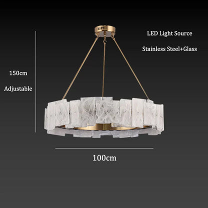DecorBites™ Cloud Mist Glass Pendant Lights LED Room Decoration Lighting