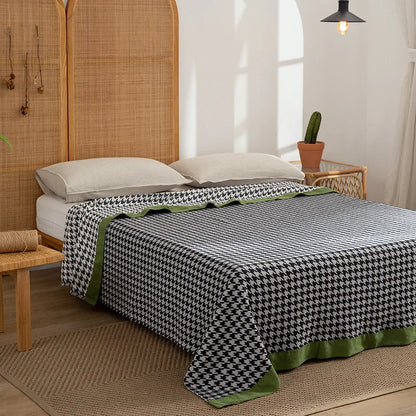 DecorBites™ Luxe Cotton Blanket - Premium Quality, 200*230 150*200, Perfect for Sofa or Bed