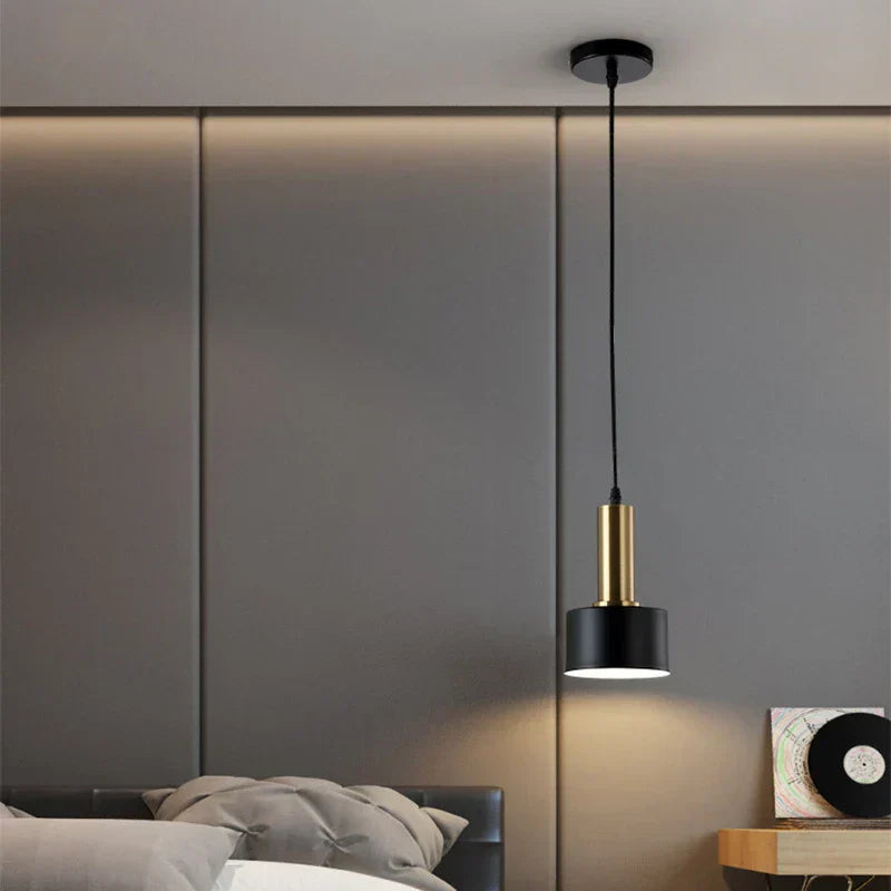 DecorBites™ Gold E27 LED Pendant Light Nordic Chandelier for Indoor Living Room & Bedroom