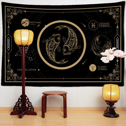 DecorBites™ Constellation Tarot Tapestry Wall Hanging for Home Décor vibes and Witchy Aesthetics